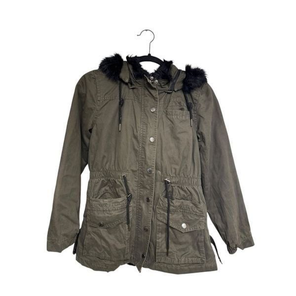 Blank NYC Army Green Girls Coat Size XL