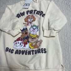 zara new drsss sz 2/3y paw patrol