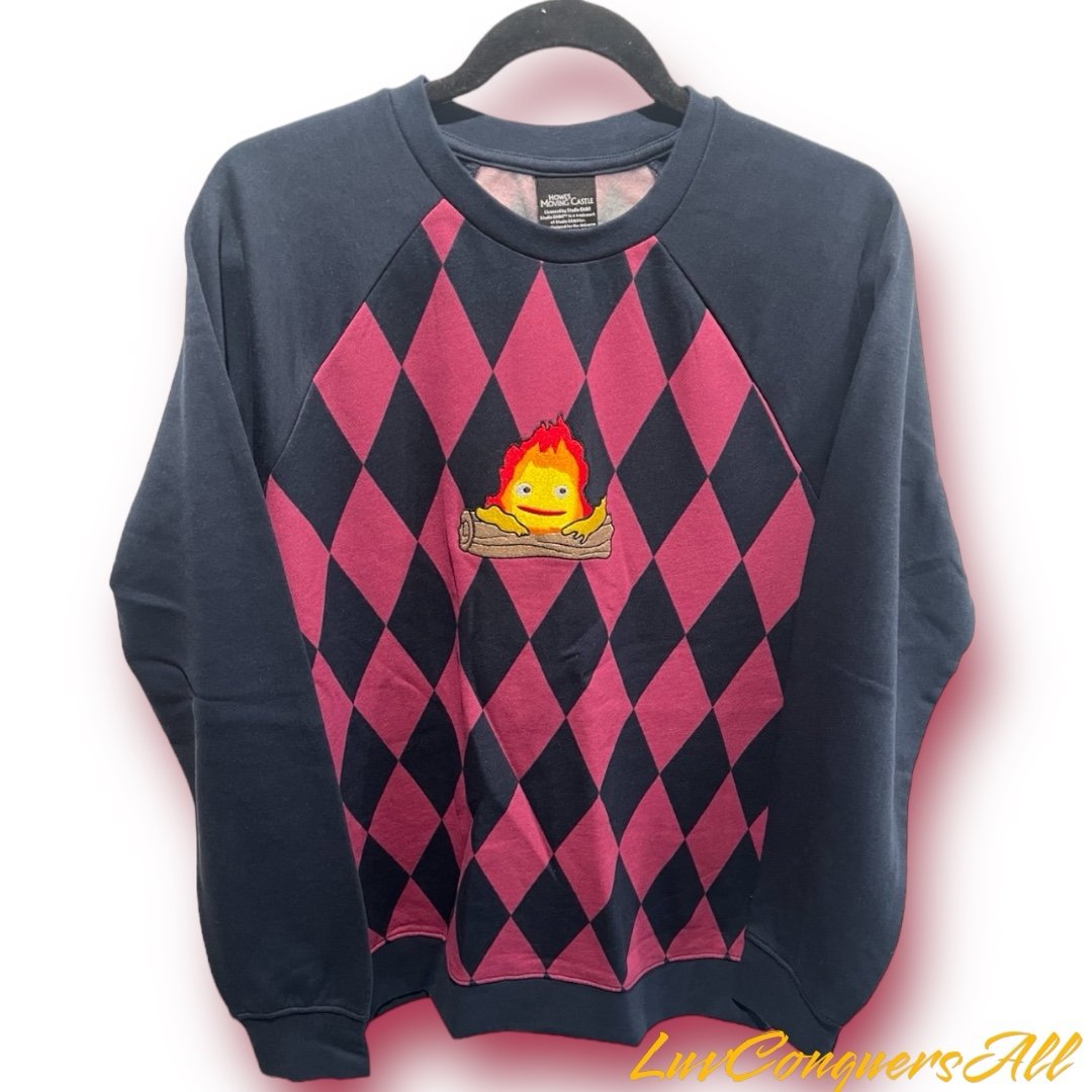 Studio Ghibli Howl's Moving Castle Calcifer Sweatshirt