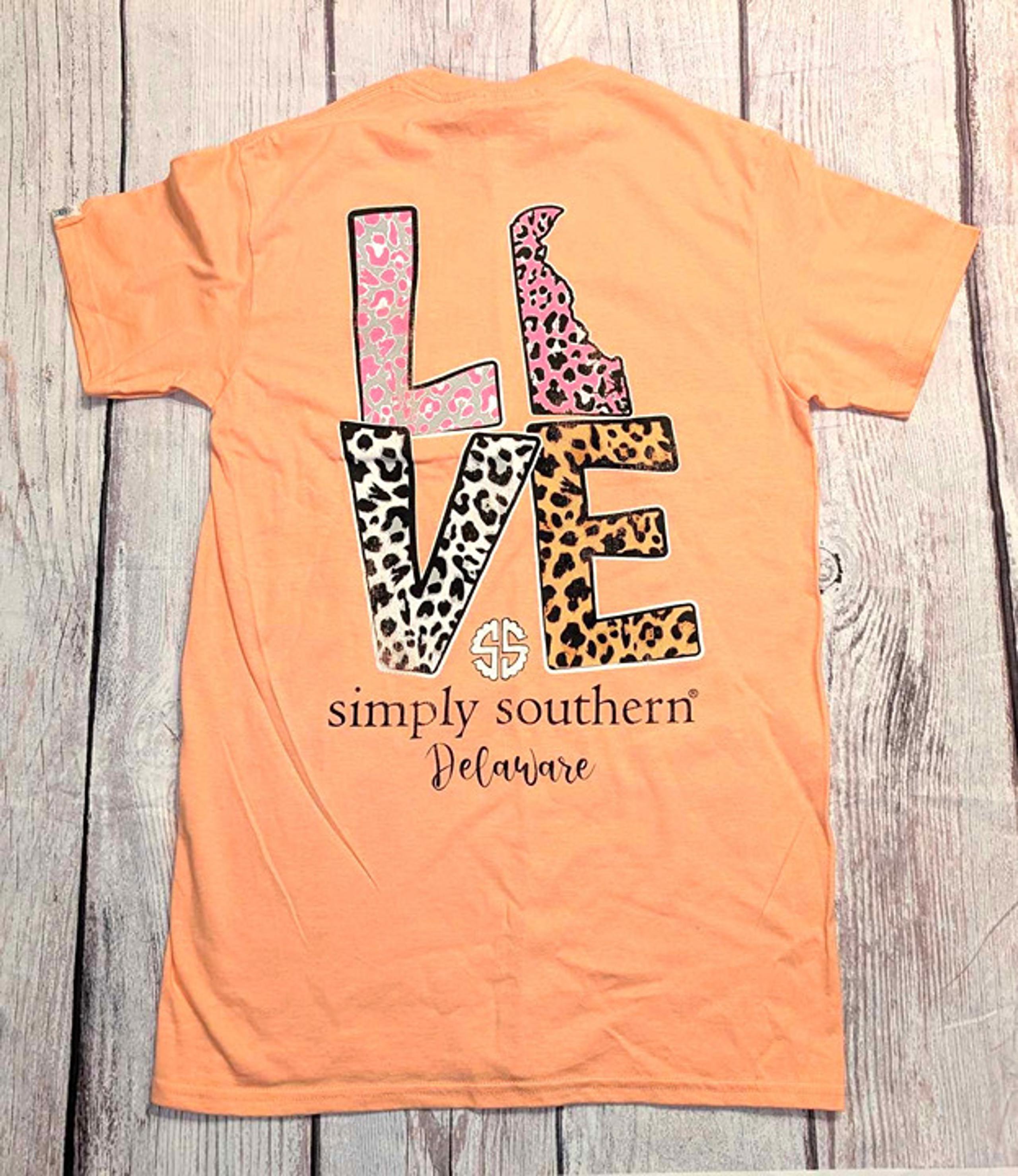 Simply Southern ADULT sz MEDIUM Delaware