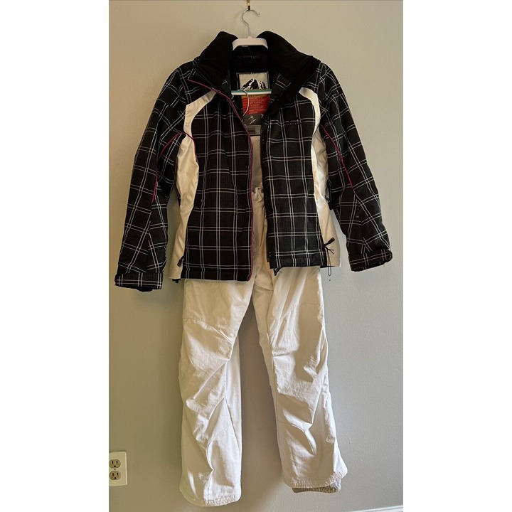 Polar Edge Ski Snowboarding Jacket Pants Gold Silver Series 2pc Small Suit READ