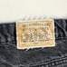 Vintage Levis 545 Jeans Mens 40x32 Black Denim Loose Fit Light Charcoal Wash 90s