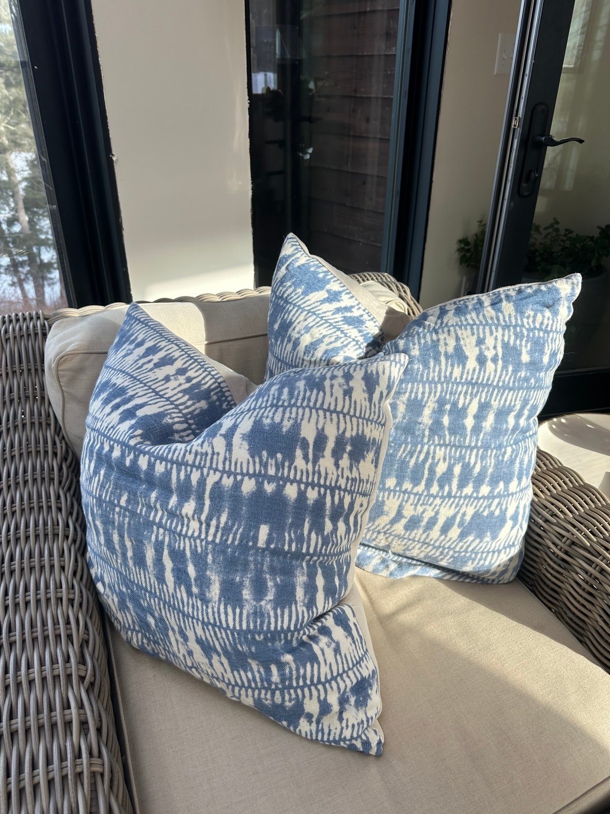 4 - RH 100% linen pillow covers