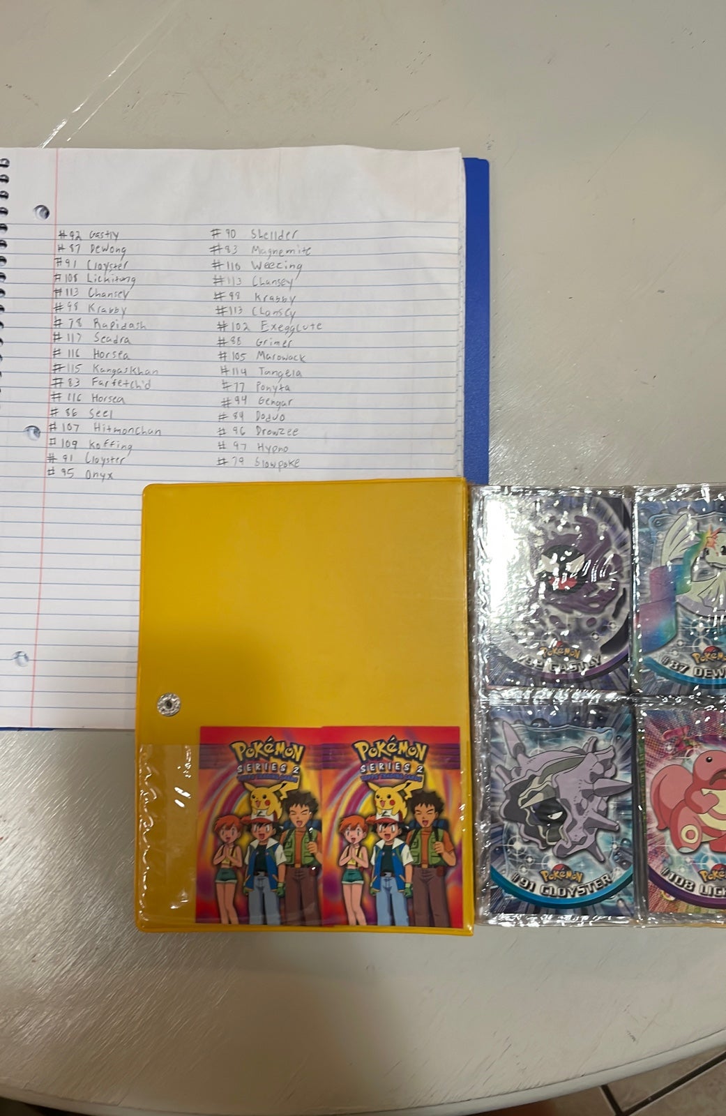 Pokémon cards in excellent condition