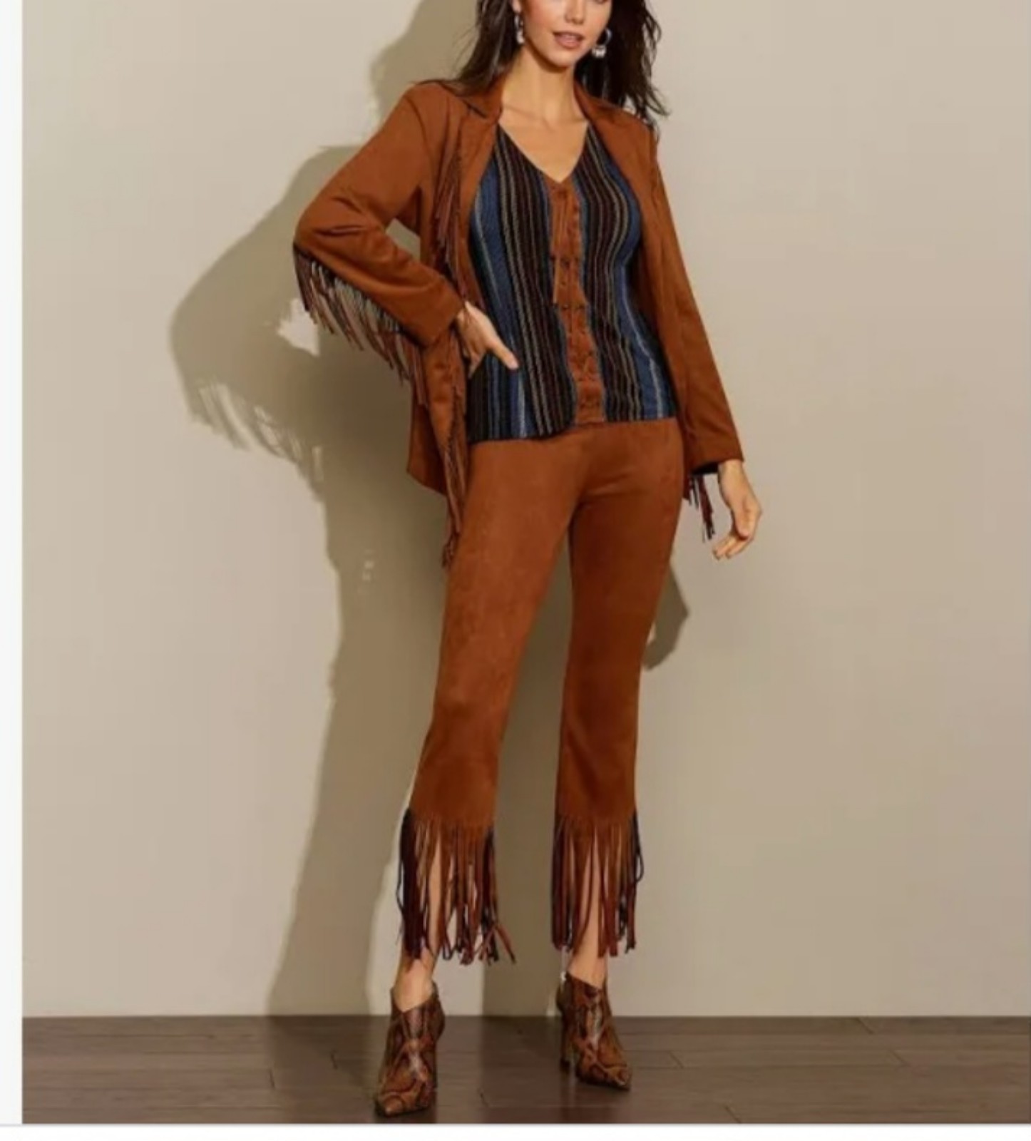 Slim Factor By Investments Pants & Jumpsuits Fringe S
