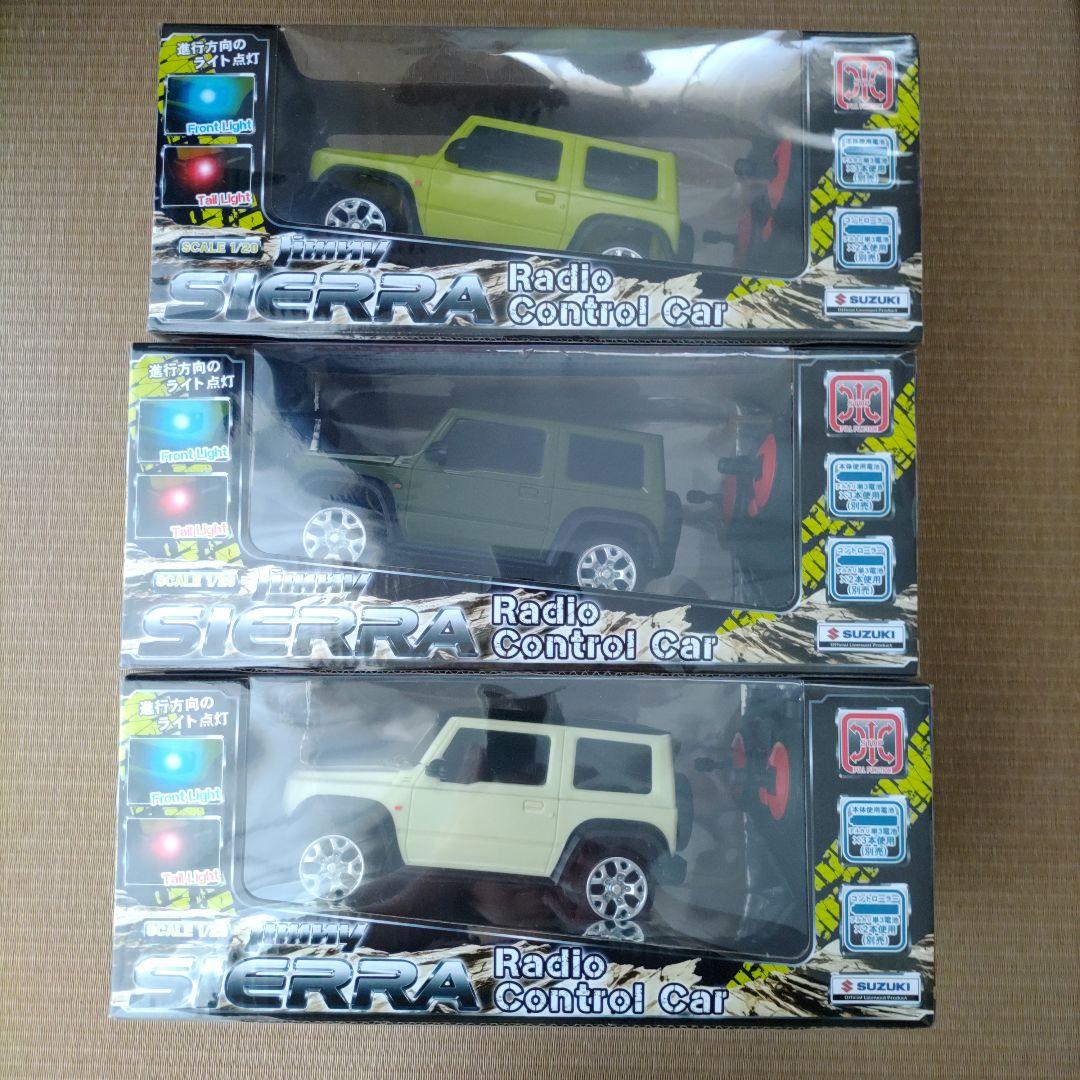 Suzuki Jimny Sierra Radio Control Car Scale 1/20 3 pcs, different colors