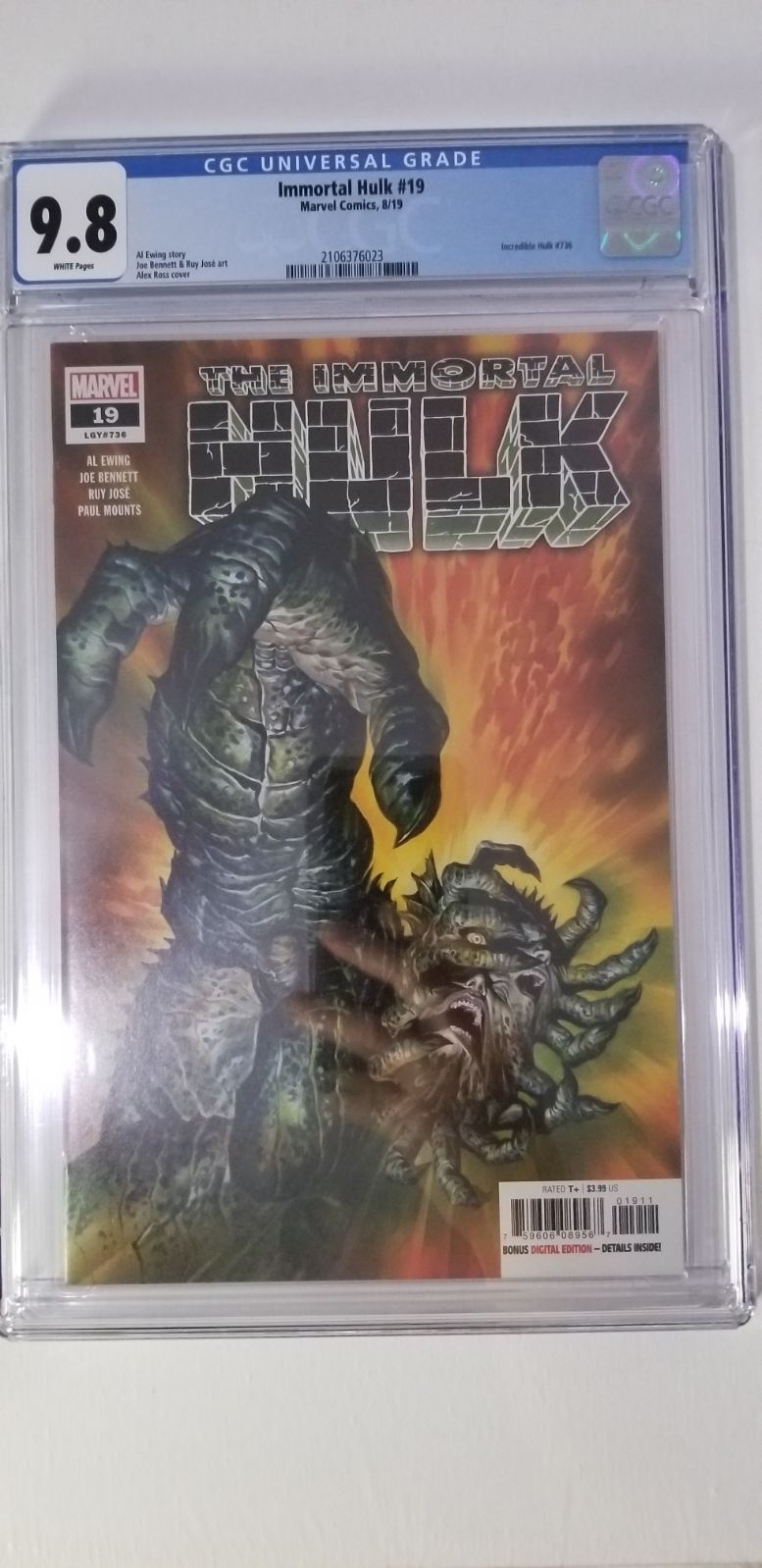 Immortal hulk #19 9.8 CGC