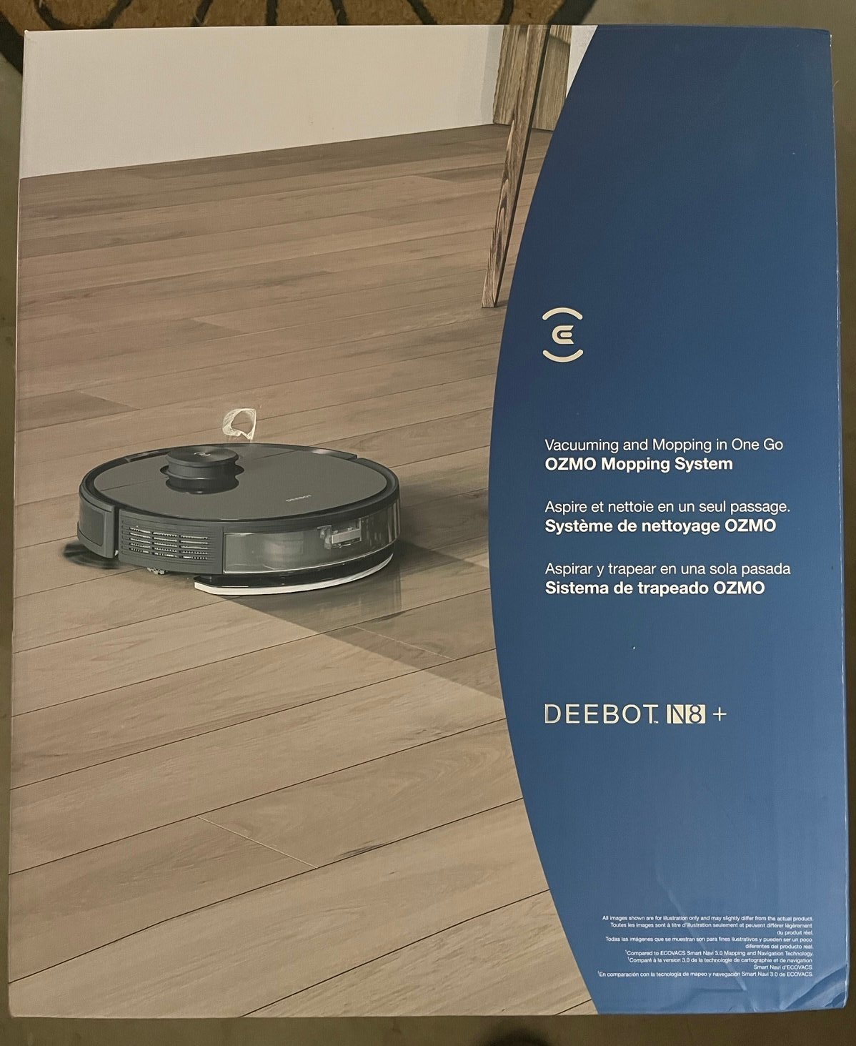 Ecovac N8+ self empty vac and mop - detail