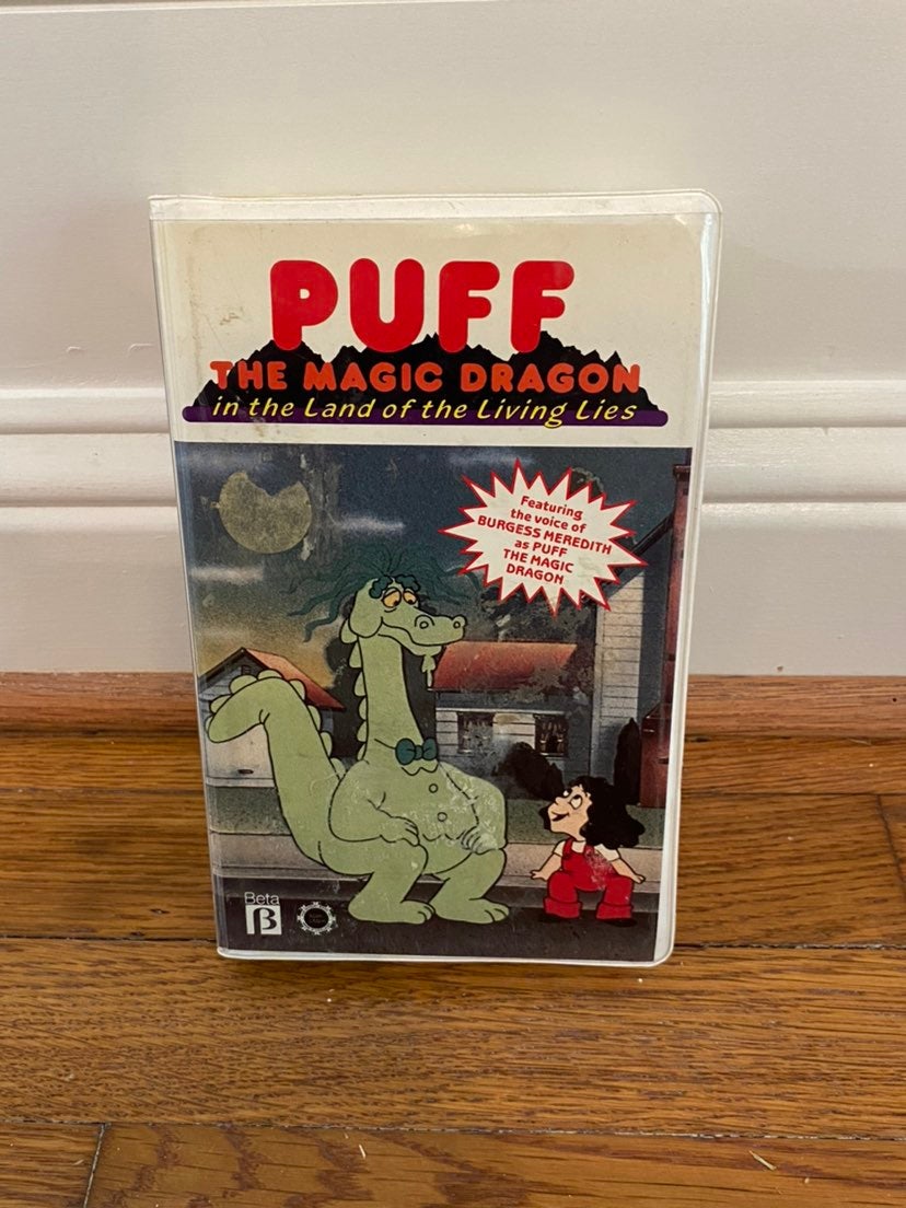 Puff The Magic Dragon Land Lies Betamax Children’s Video Library Rare Not VHS