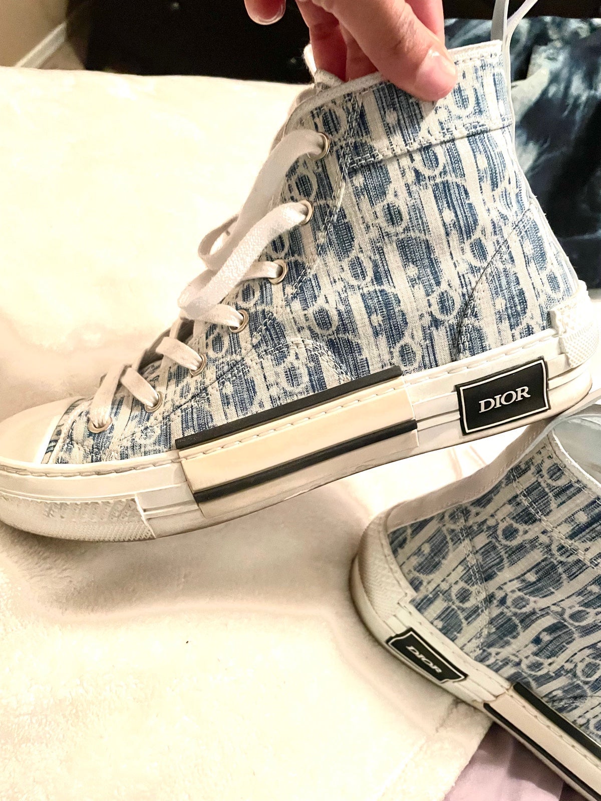 大人の色味◇High Top スニーカー◇Dior Christian Dior Shoes Women Black high top size 9.5 | eBay