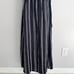 Theory Hammered Stripe Spaghetti Wrap Dress 8 395