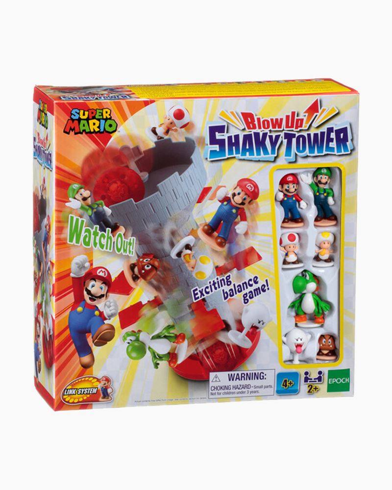 Epoch Super Mario Blow Up! Shaky Tower Game, Age: 4+