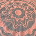 Afghan Throw Topper Hand Crafted 5 Foot Round STAR Crochet Pink Lavender NEW