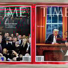 DONALD TRUMP 2024 INAUGURATION Time Magazine Feb 10 Issue 47th PRES Both Covers