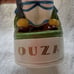Ouza Liqueur Large Albertas mold 736 empty decanter, 1975 12 inch Cossack?