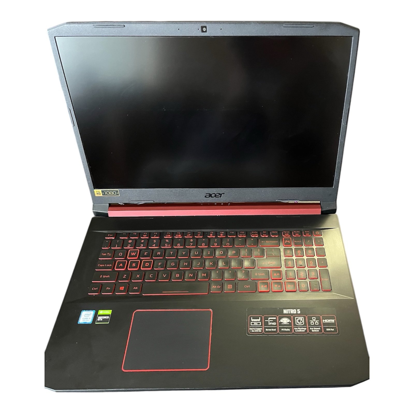 Acer Nitro 5- 17.3” Gaming Laptop - Intel i5-9300H, GTX 1650, 8GB RAM w/Charger