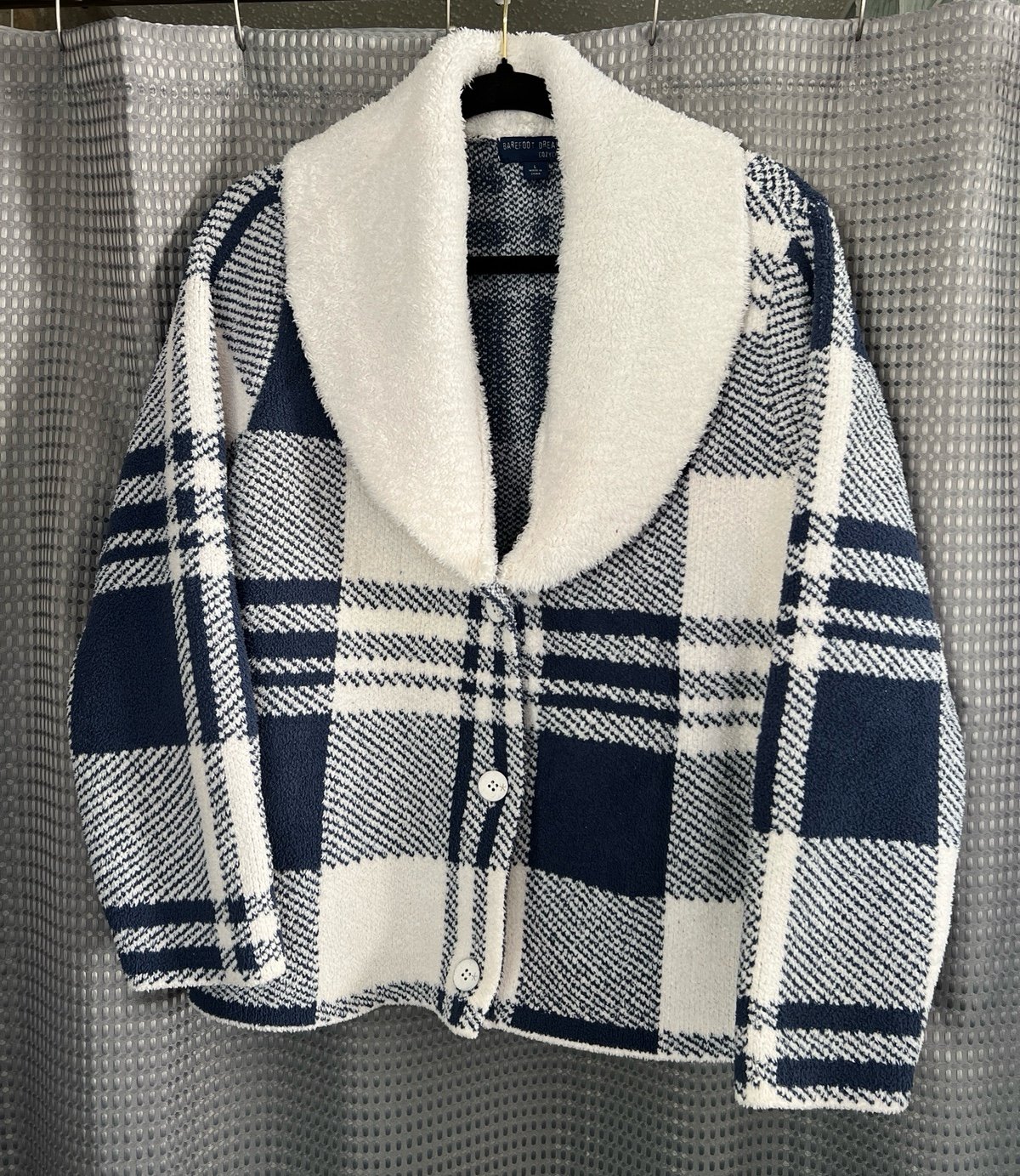 Barefoot Dreams Cozy Chic Plaid Sweater