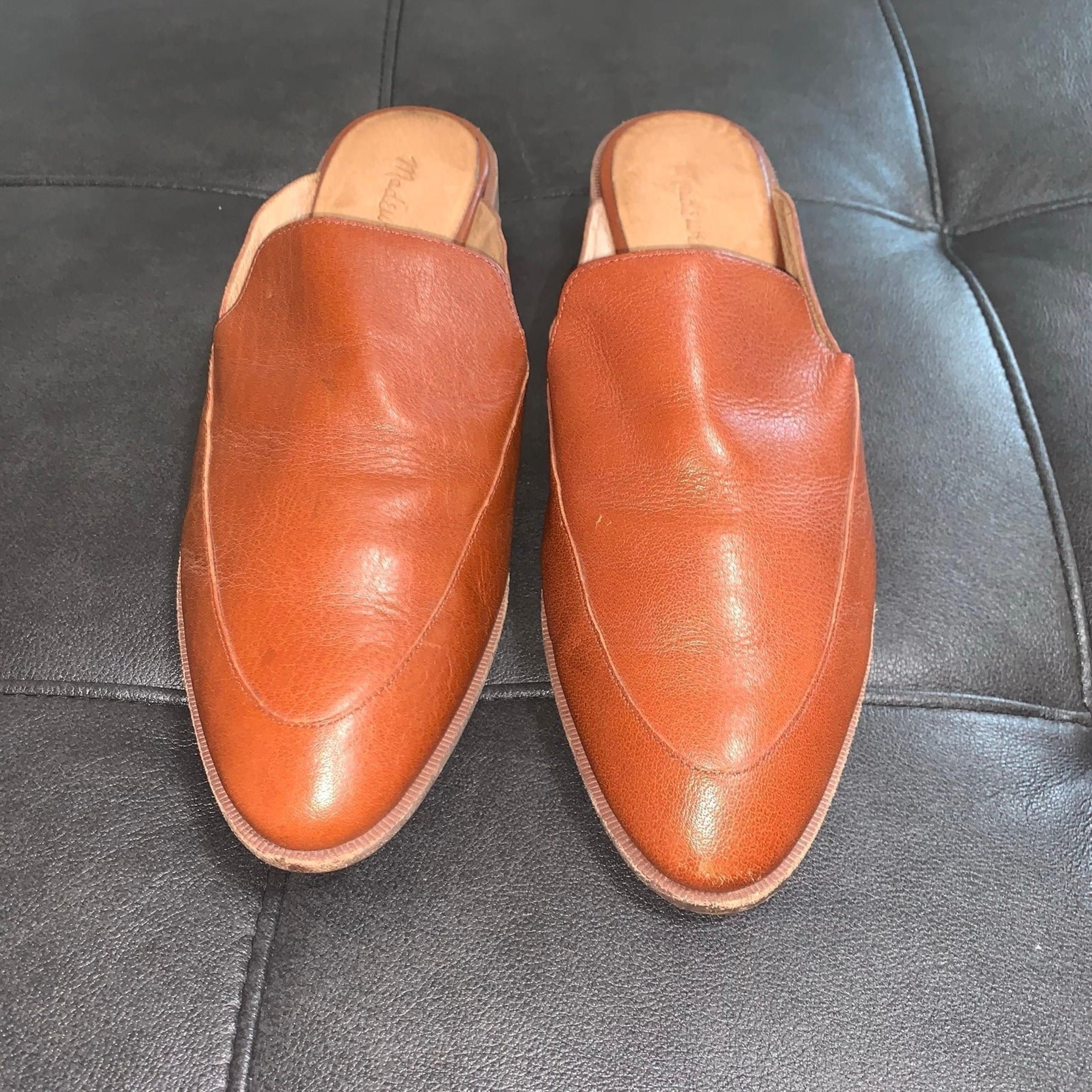 MADEWELL Women's Brown The Frances Loafer Mule SIZE 11 K4443