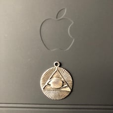 Silver 925 Illuminati Eye Of Ra Pyramid