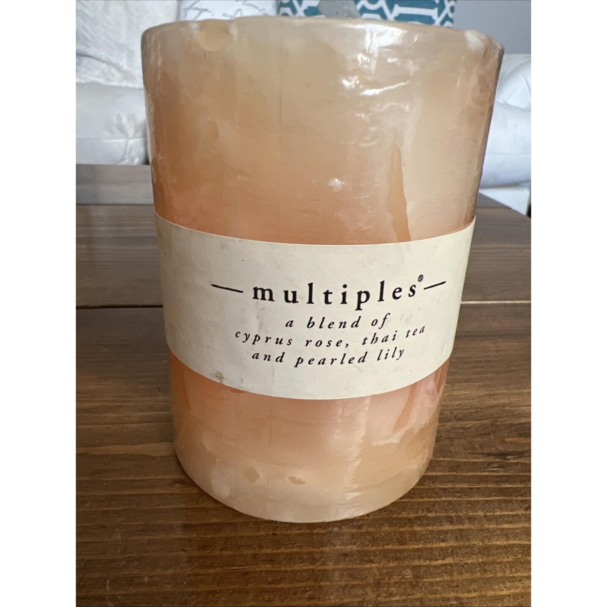 Pier 1 Imports Multiples Candle Cyprus Rose, Thai Tea And Pearled Lily NEW