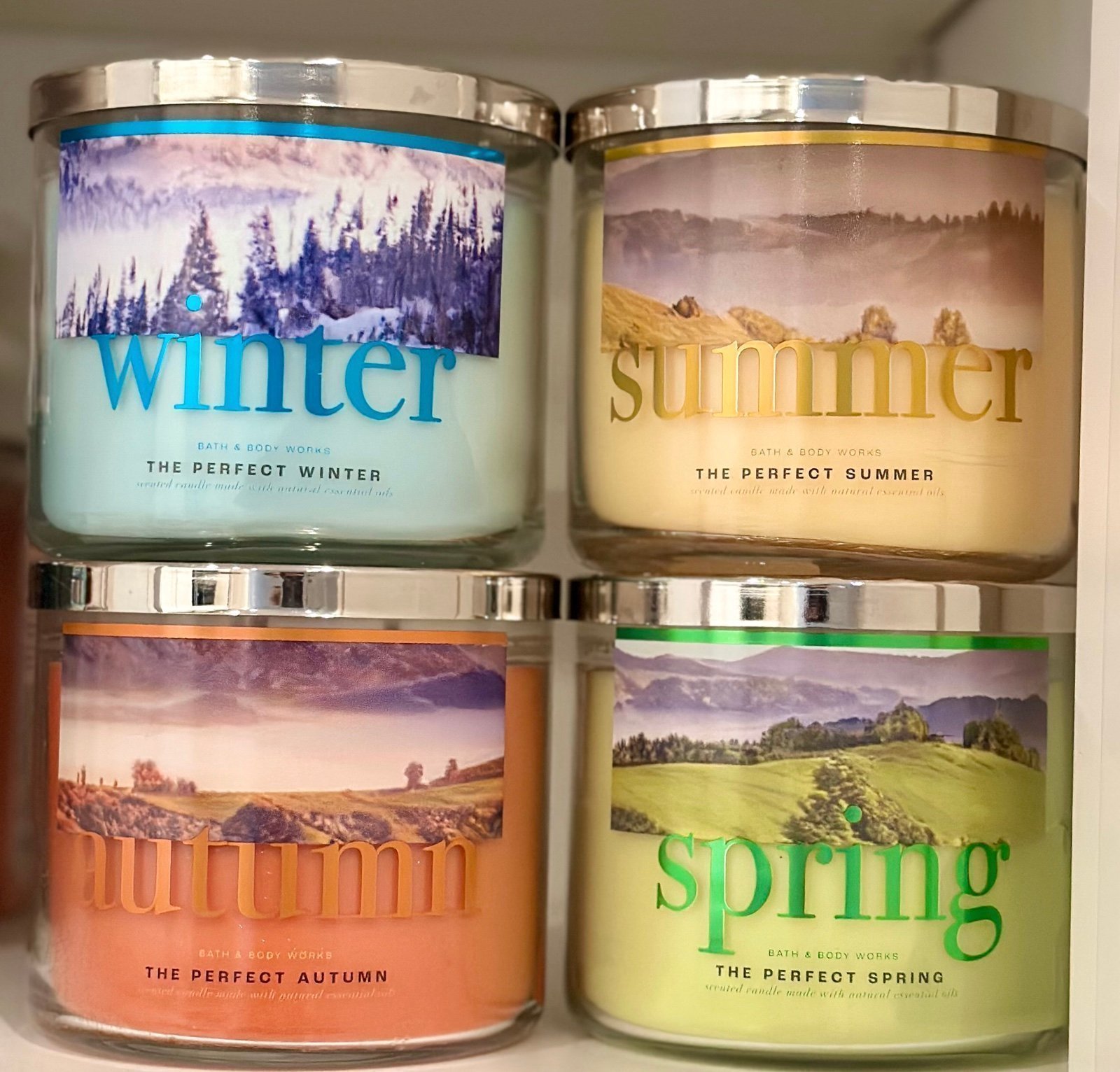 SPRING SUMMER AUTUMN WINTER 3WICK CANDLES