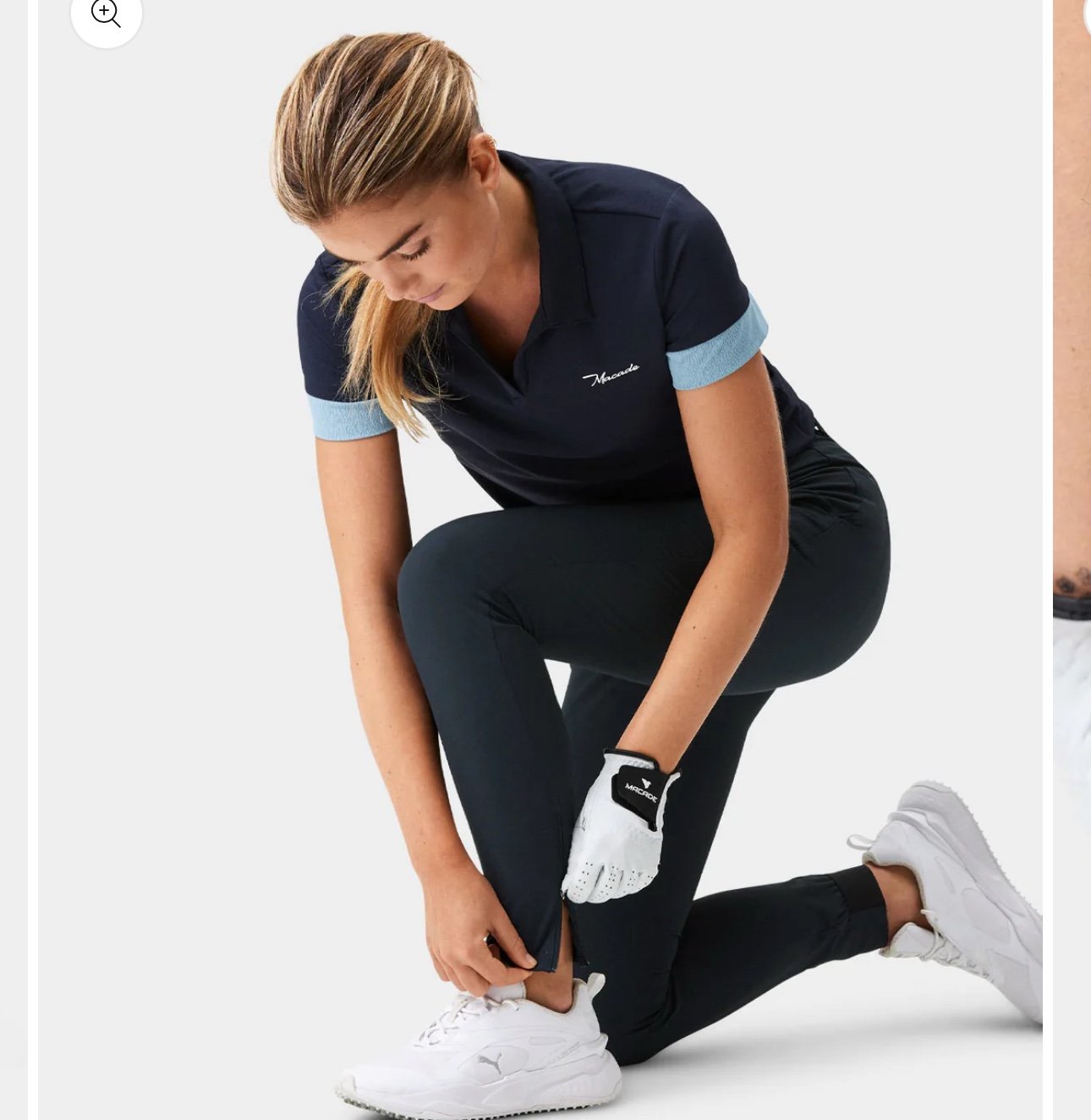 Dark Blue Four-Way Stretch Jogger