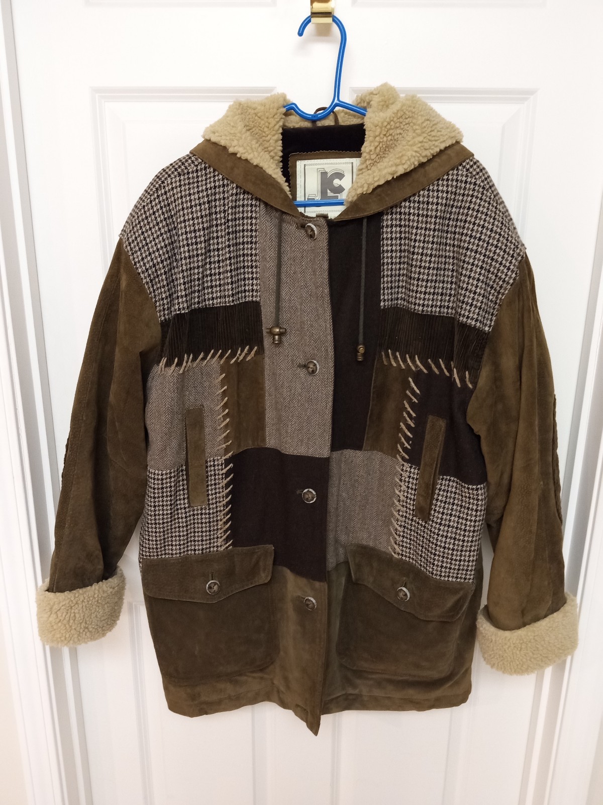 90s Patchwork Bohemian JLC Jacket Wms Sz L