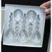 Fifth Avenue Crystal Faceted Clear Crystal Drops Ornaments Set Of 5 New Heavy