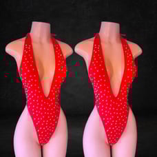 Exotic Dancewear Rave Wear Bedazzled one piece
