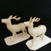 2 Reindeer Celluloid Toy Vintage