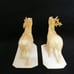 2 Reindeer Celluloid Toy Vintage