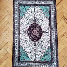 luxury prayer mat,silk design meditation rug, floral velvet prayer rugs for musl