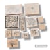 Lot of 12 Floral, Bird, Nature And Misc Patterns Wooden Rubber Stamps, Crafting
