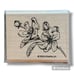 Lot of 12 Floral, Bird, Nature And Misc Patterns Wooden Rubber Stamps, Crafting