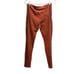 Zyia Active Burnt Orange Ribbed Premium 7/8 Leggings in size 12