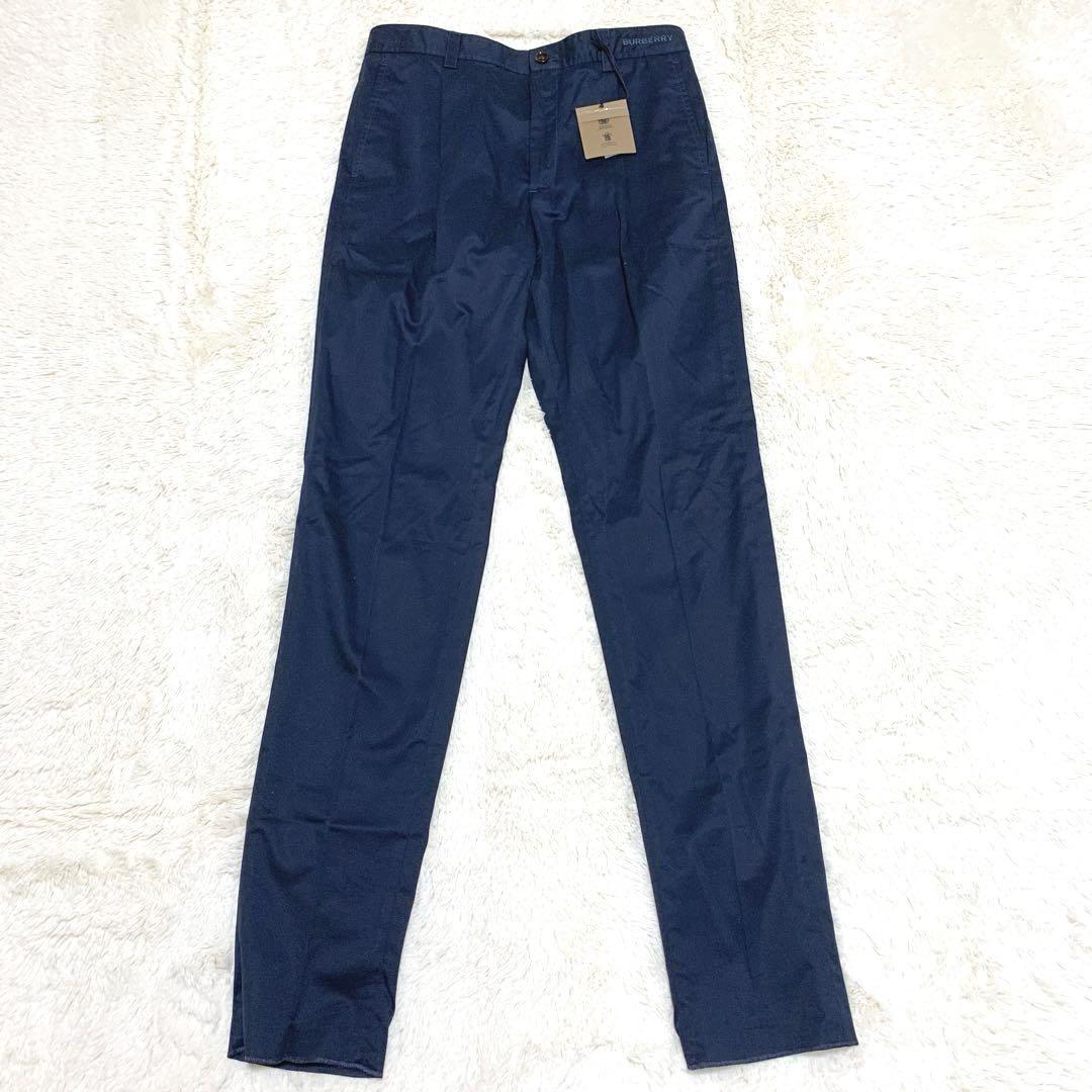 Brand new, unused Burberry casual pants/slacks in navy.