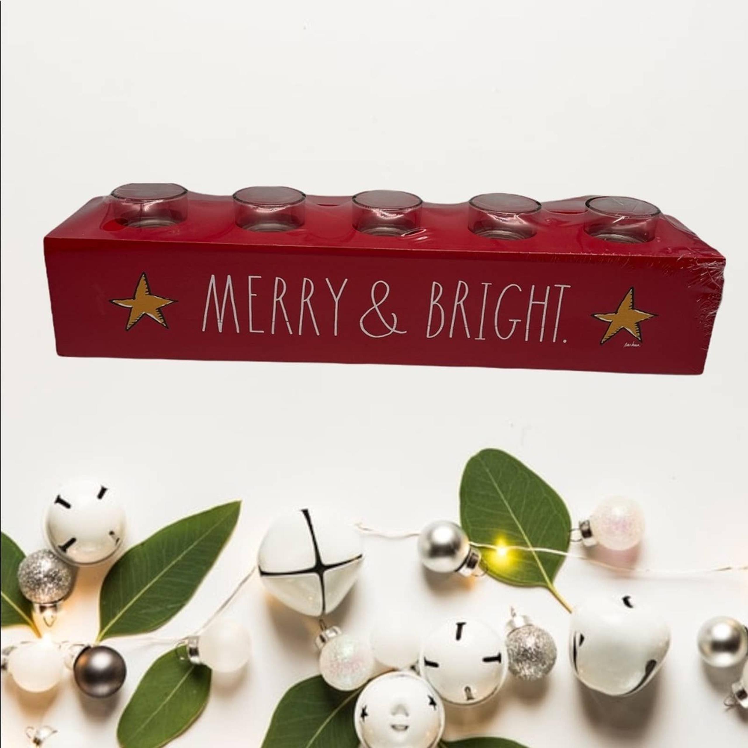 Rae Dunn MERRY & BRIGHT Votive Candle Holder