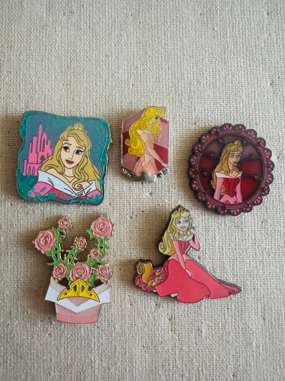 Sleeping Beauty pin bundle