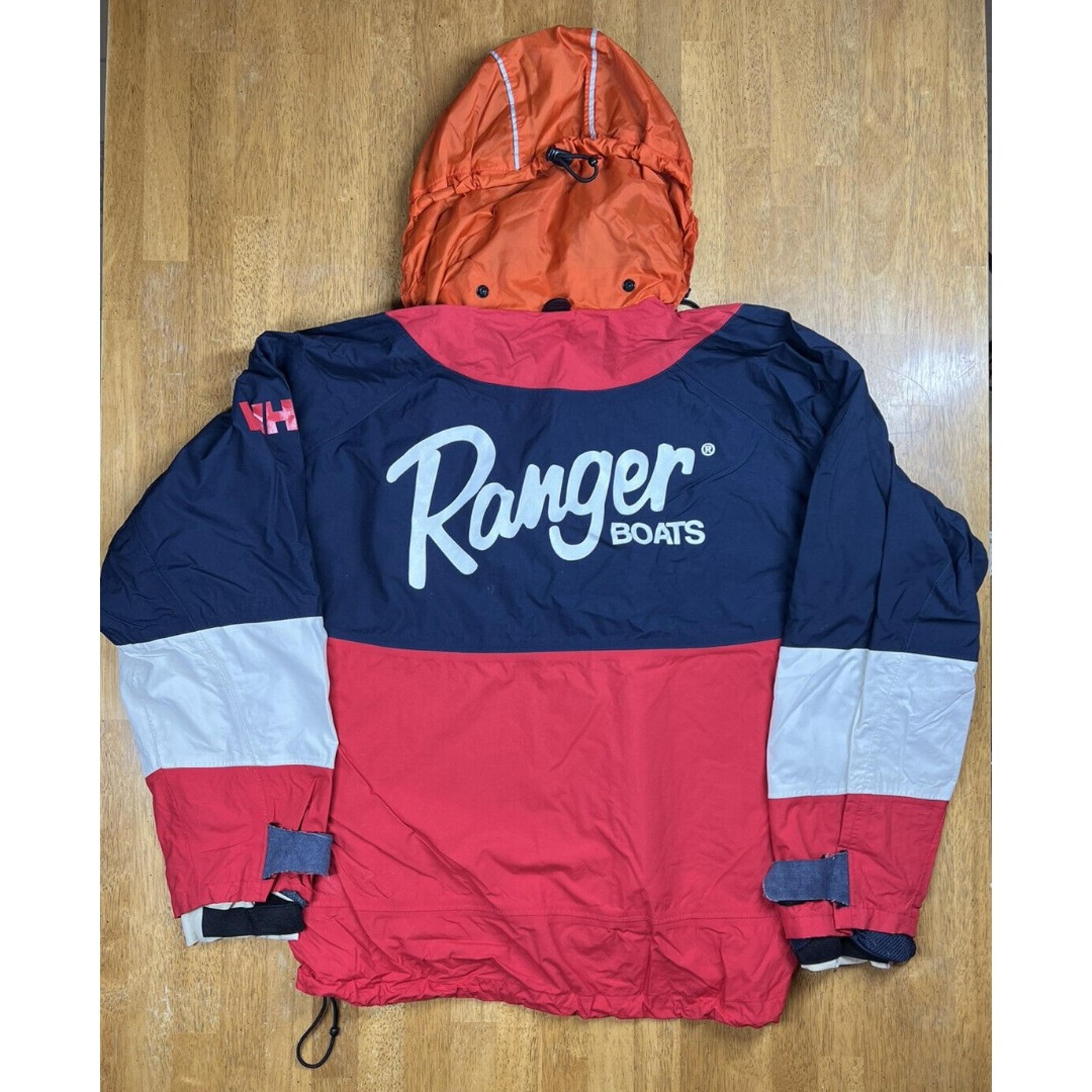 HELLY HANSEN HELLY TECH Waterproof Mens M Ranger Boats Tournament Team Rain Coat