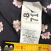 Kate Spade Ditsy Floral Pintuck Pleats Daisy Crochet Trim Popover Black Silk XXS