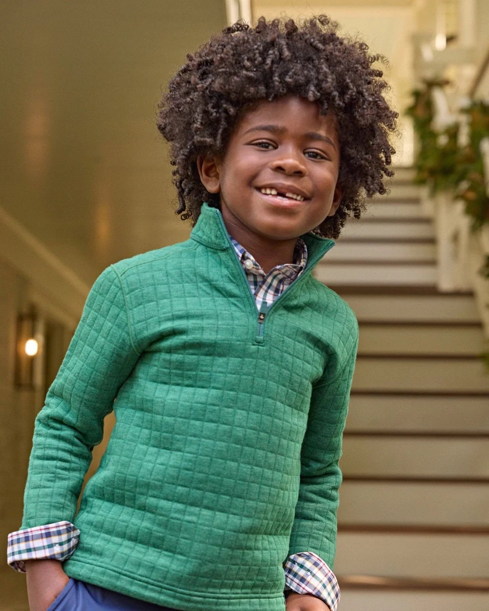 Southern Tide Boys Fairwood Quarter Zip