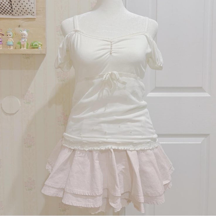liz lisa baby pink laced sukapan