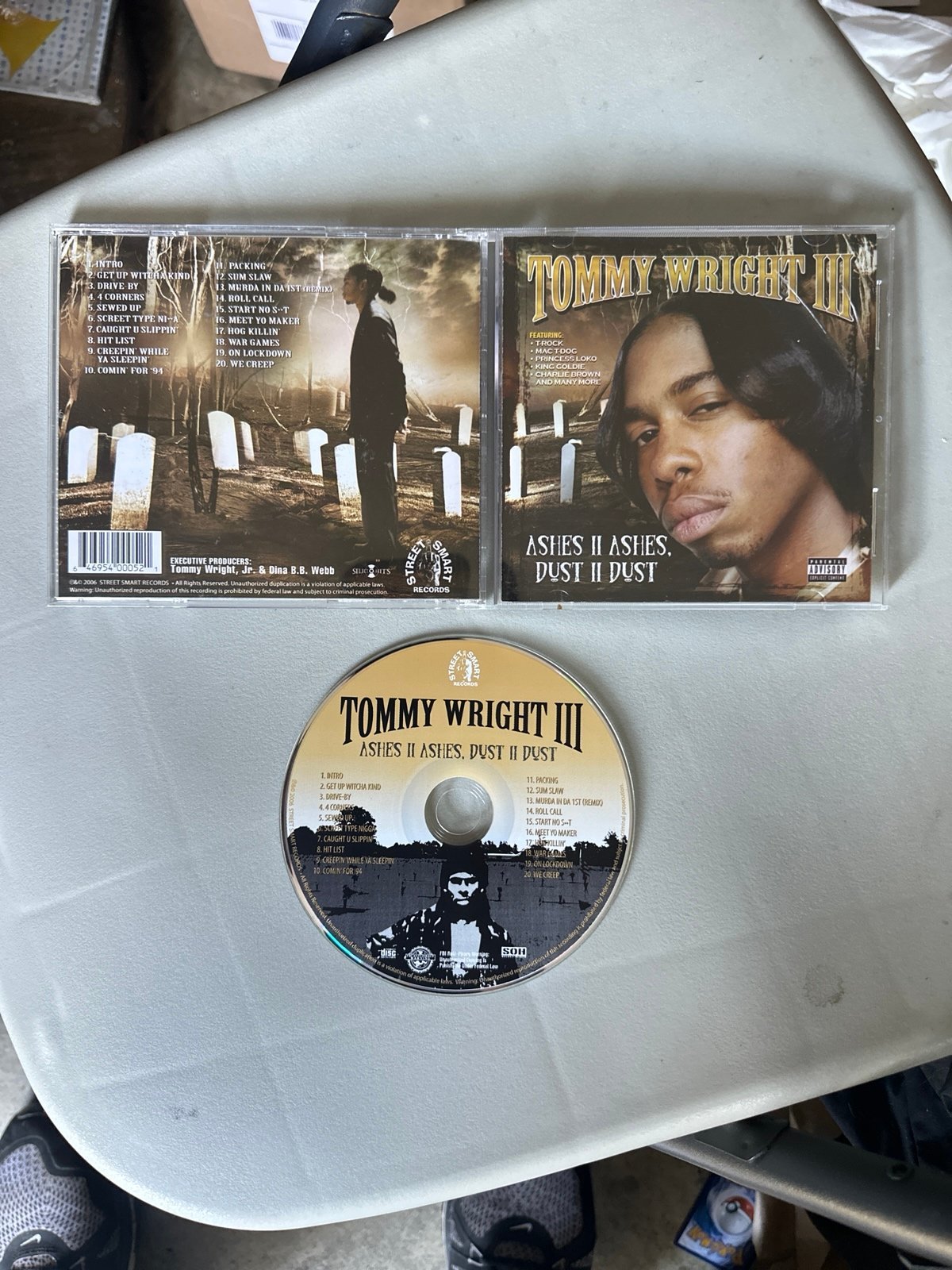 Tommy Wright III - Ashes II Ashes, Dust II Dust 2006 VERY RARE MINT MEMPHIS RAP