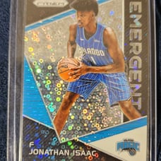 Johnathan isaac rookie prizm emergent refractor magic nba baaketball