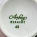RARE Vintage Set 4 Arzberg Germany 48 Tea Cup & Saucer Blue Green Tulip MCM