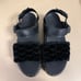 Dr. Martens Voss Quad Fluffy Sandal w Heart details. W:11, UK:9, EU:43