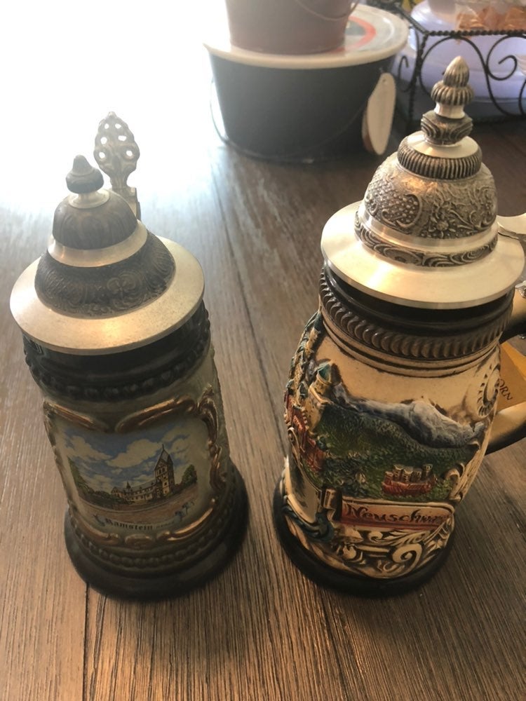 German Beer Steins (bought in Germany)