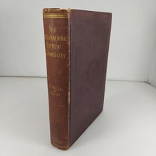 The International Critical Commentary Samuel Henry P Smith 1899 Scribner's HC