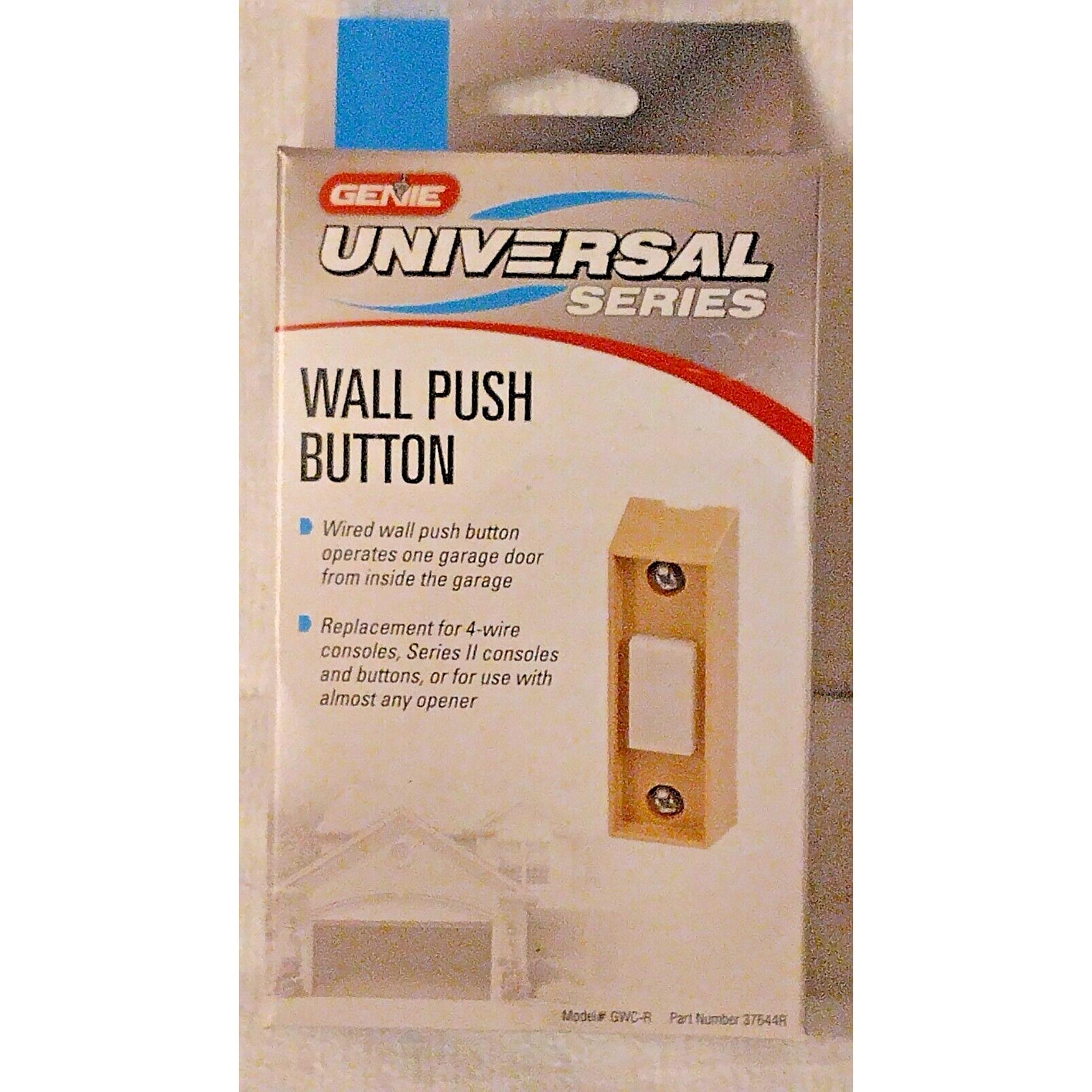 Genie Garage Door Wall Button Universal Series NEW Model# GWC-R Part# 37644R