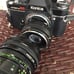 Konica analog camera and lens